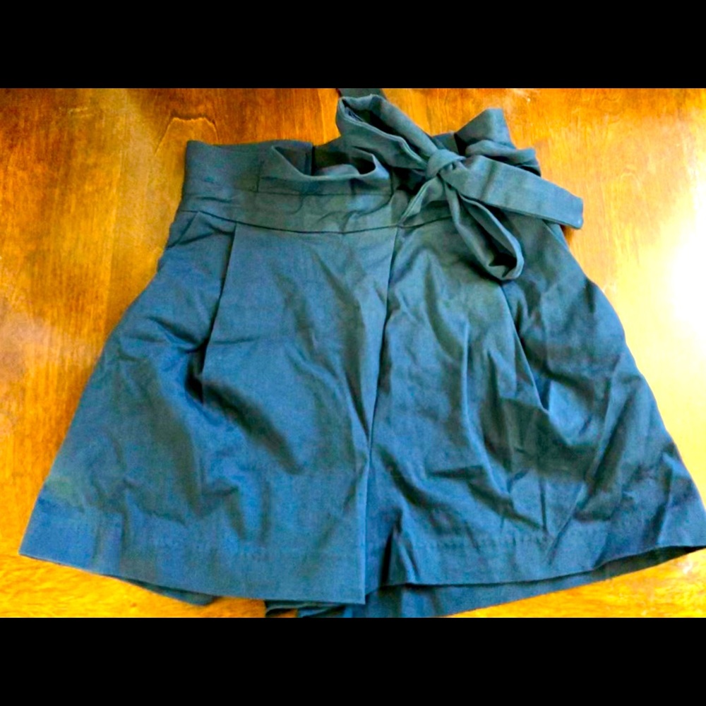 Zara XS paperbag shorts